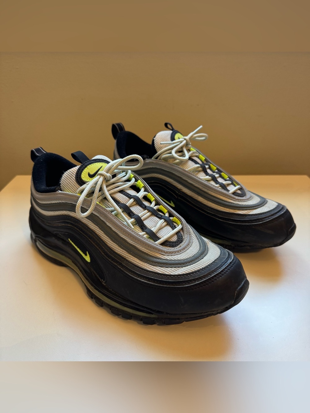 Nike Air Max 97 Sneakers - Black, Grey, Neon
